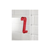 Primanova Curved Towel Hook – Bold Red Wall Accent