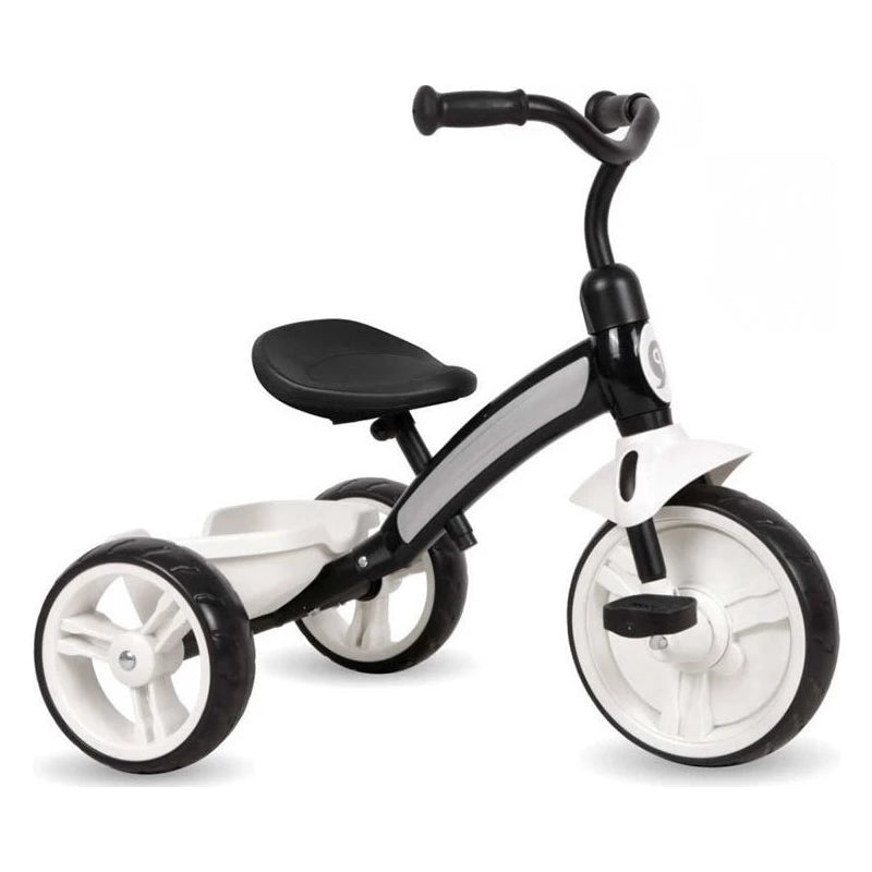 QPlay Elite Tricycle – Black 3-Wheel Bike for Kids