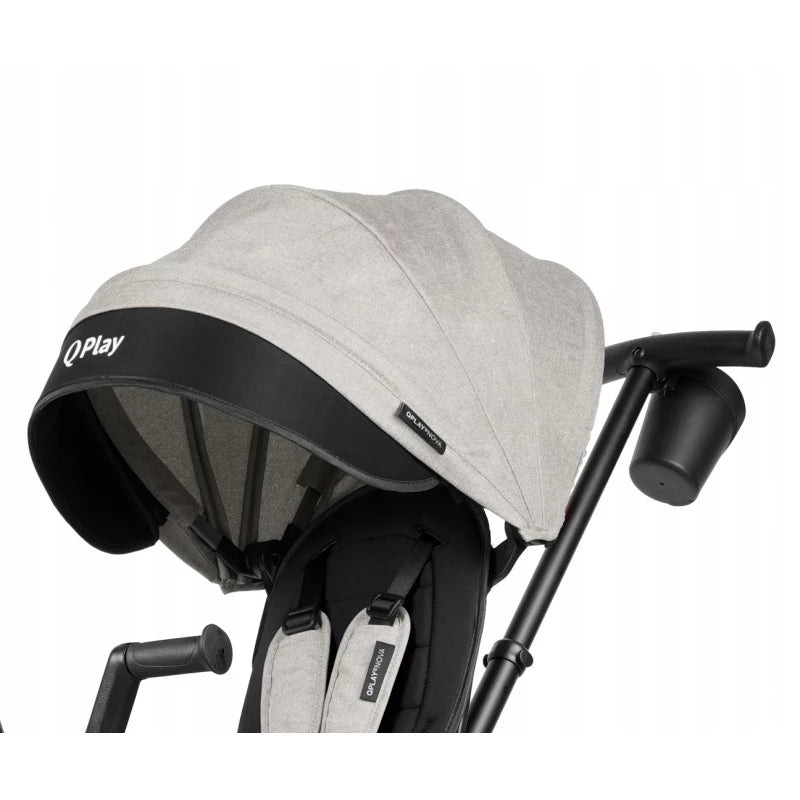 دراجة Qplay Nova Niello رمادي – ثلاثية آمنة ومريحة