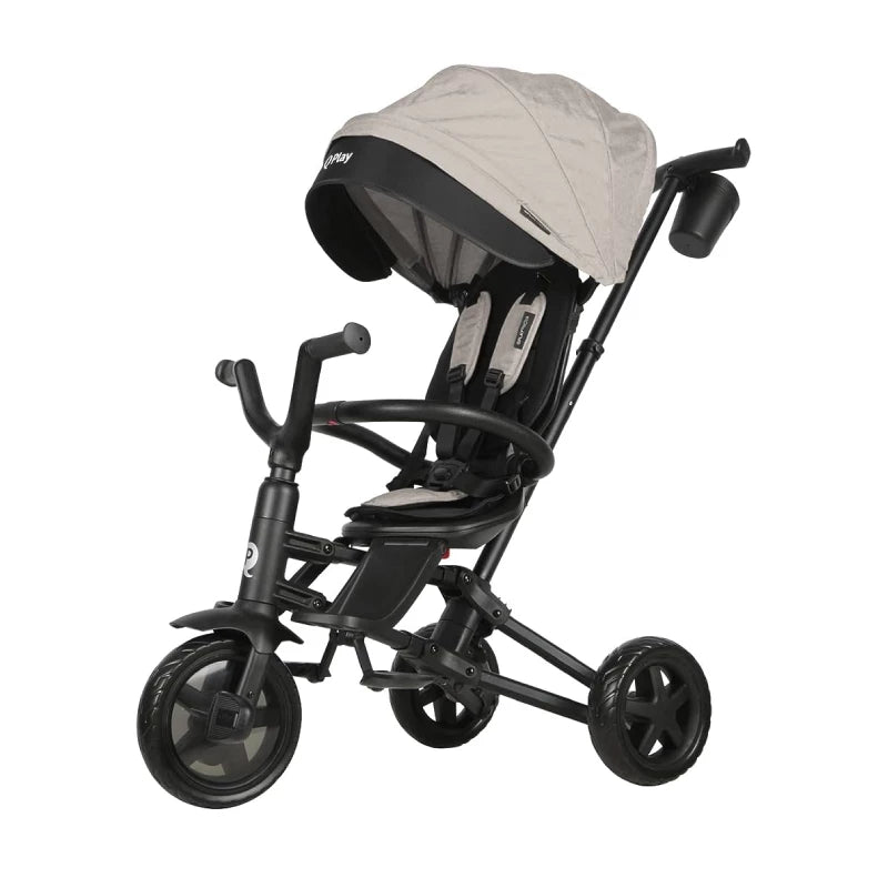 Qplay Nova Niello Trike – Gray, Safe 3-Wheel Ride