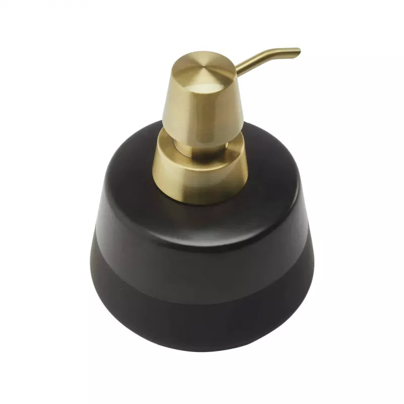 Aquanova Opaco Soap Dispenser - 450ml - Stoneware with Rubber Coating