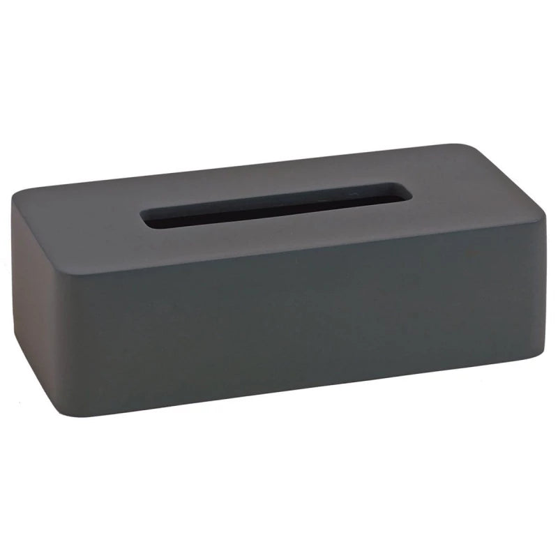 Aquanova Ona Tissue Box – Elegant Soft-Touch Dark Gray Design