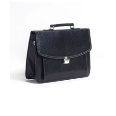 ARMN Black Leather Document Bag – Stylish & Durable