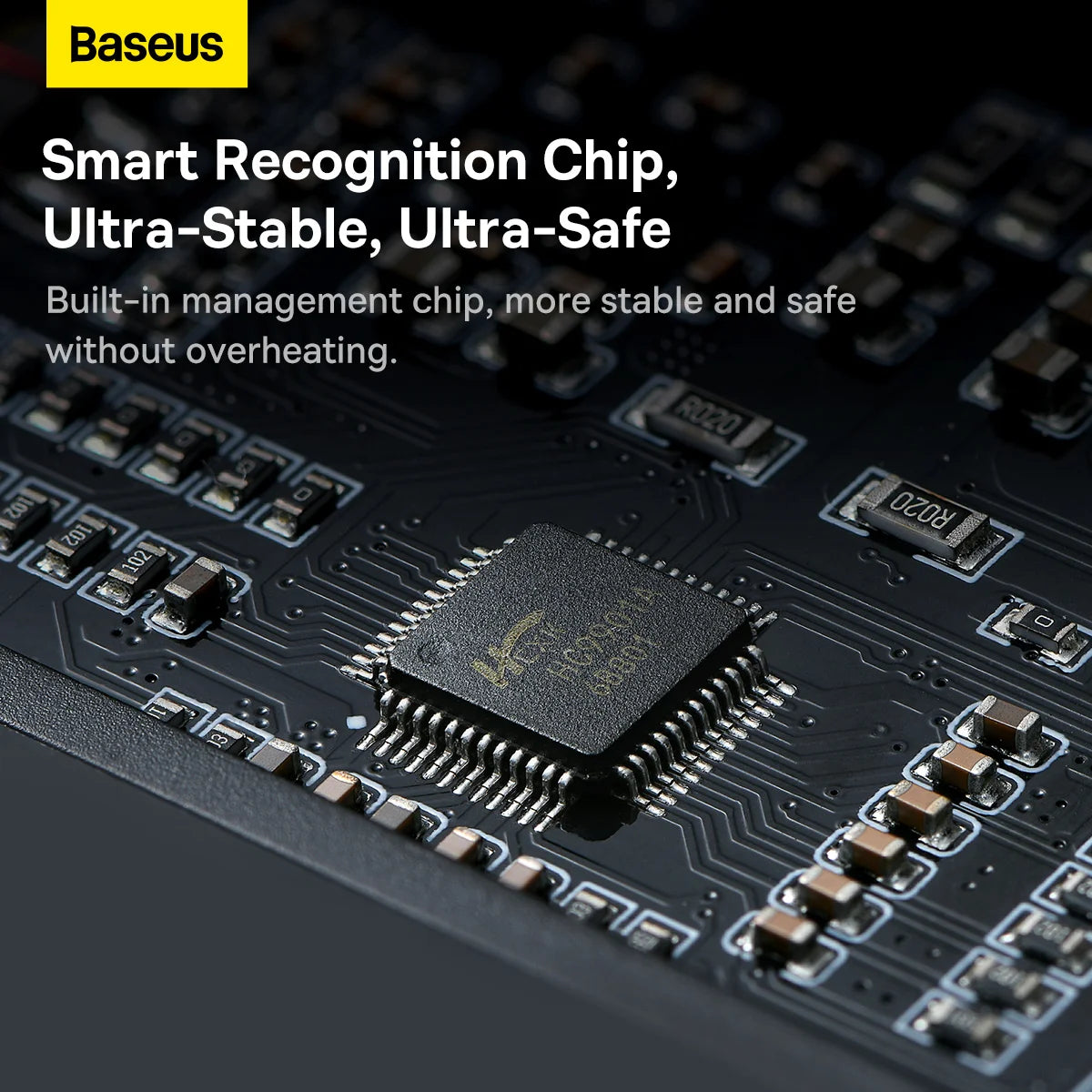 شاحن لاسلكي 2 في 1 من باسيوس - 20 وات مع شاشة LED