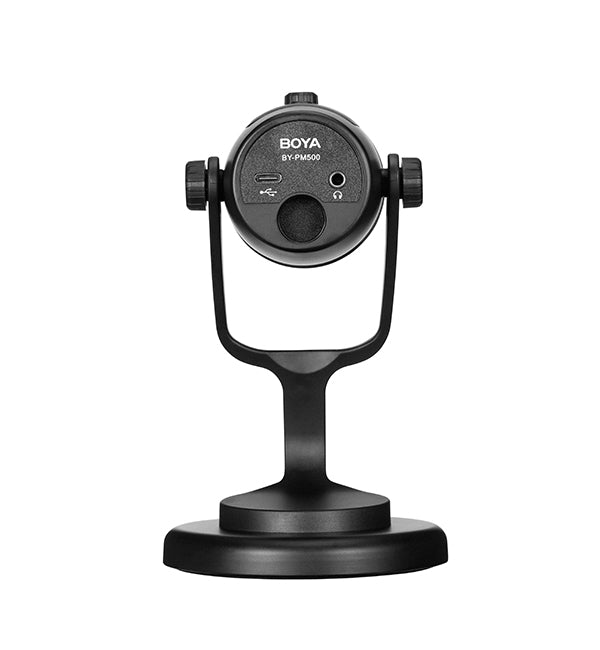 بويا ميكروفون مكثف  ميكروفون ستوديو يو اس بي لاجهزة ويندوز وماك والكمبيوتر مع حامل قابل للفصل للغناء وبث اليوتيوب