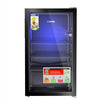 ثلاجة عرض Geepas GSC1223 – 120 لتر، زجاج مزدوج، إضاءة LED