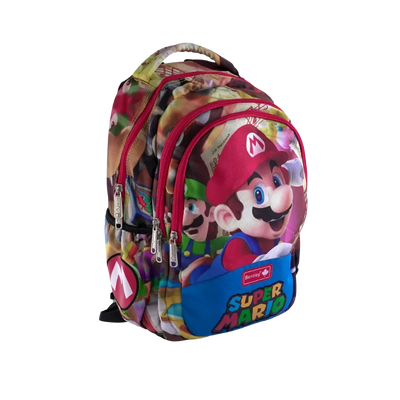 Bentley Super Mario 3 Zippers Backpack