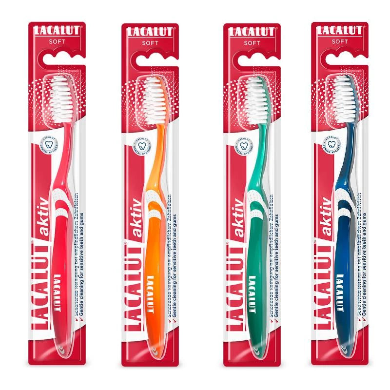 Lacalut Active Toothbrush – Multi-Color, 1 Piece Soft Care