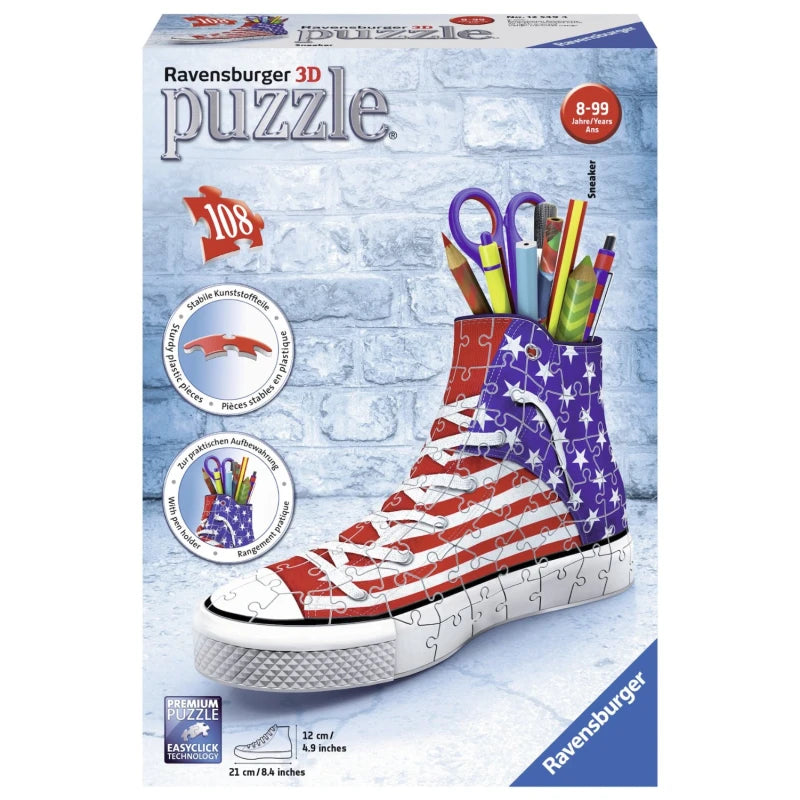 Ravensburger | Sneaker Flag - 3D Jigsaw Puzzle 108 pieces