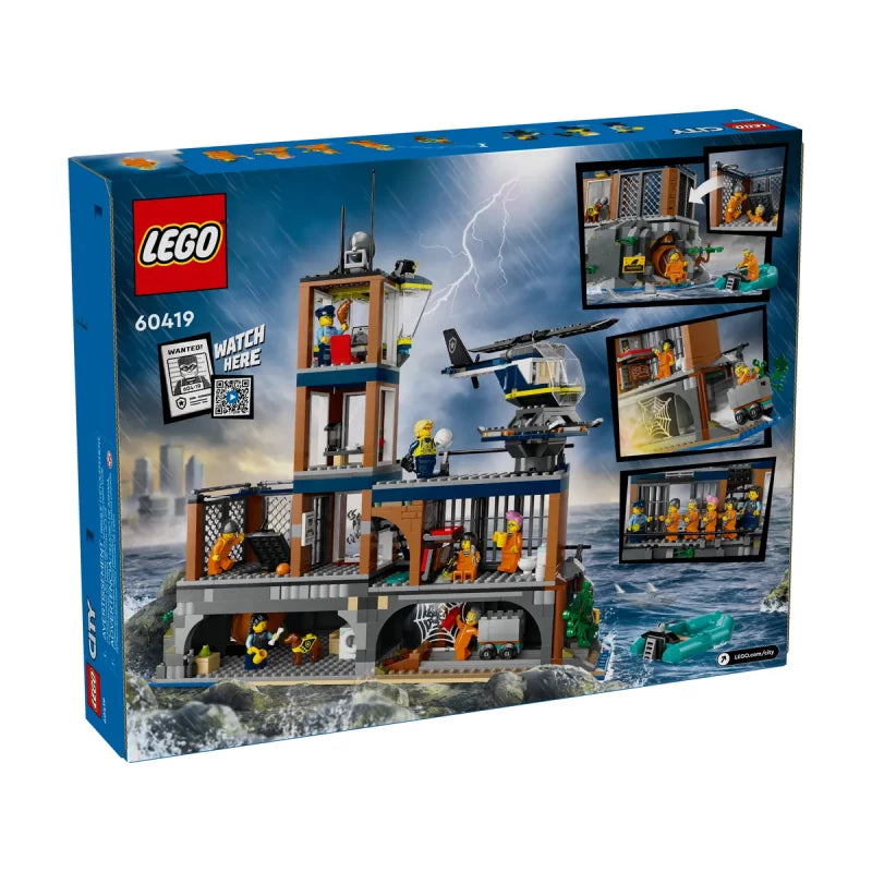 LEGO City Police Prison Island Set with 7 Minifigures