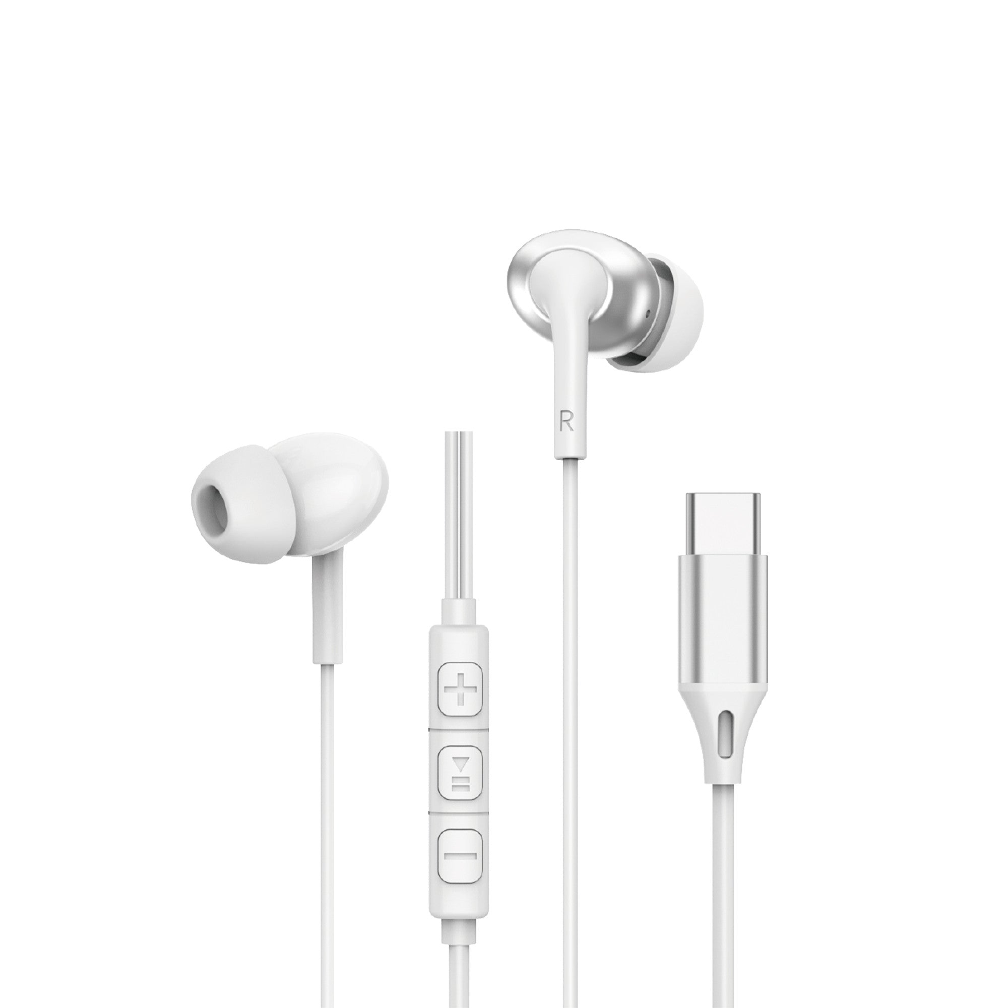 WiWU EB318 Type-C Wired Earbuds – Clear Stereo HD Calls