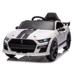 Ford Mustang Shelby GT500 Kids Ride-On Car – 12V White
