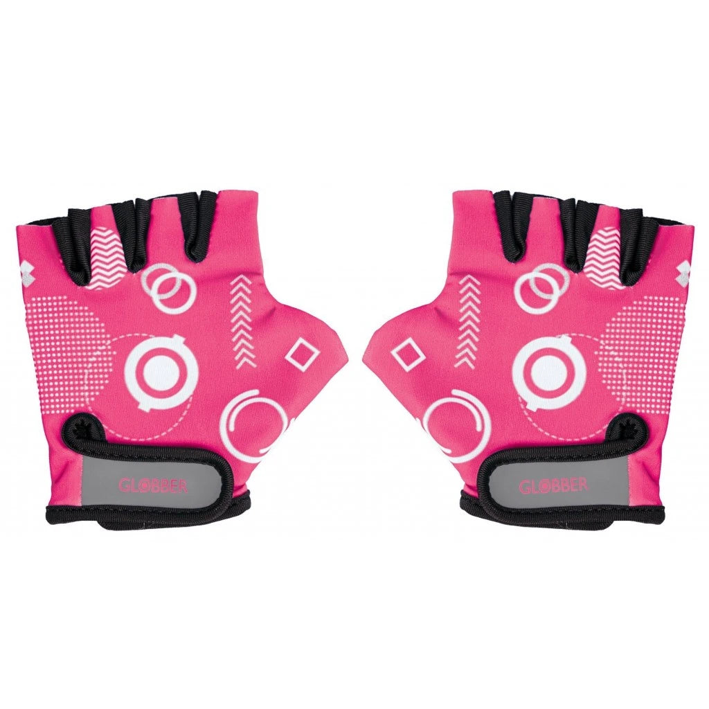 Globber Toddler Gloves Fuchsia Shapes