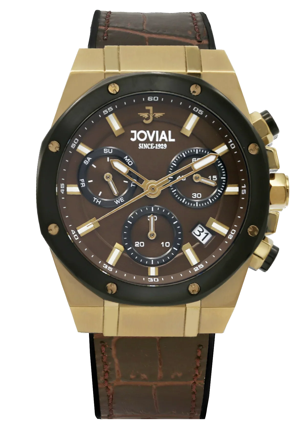 JOVIAL 18514GGRC40E MEN WATCH