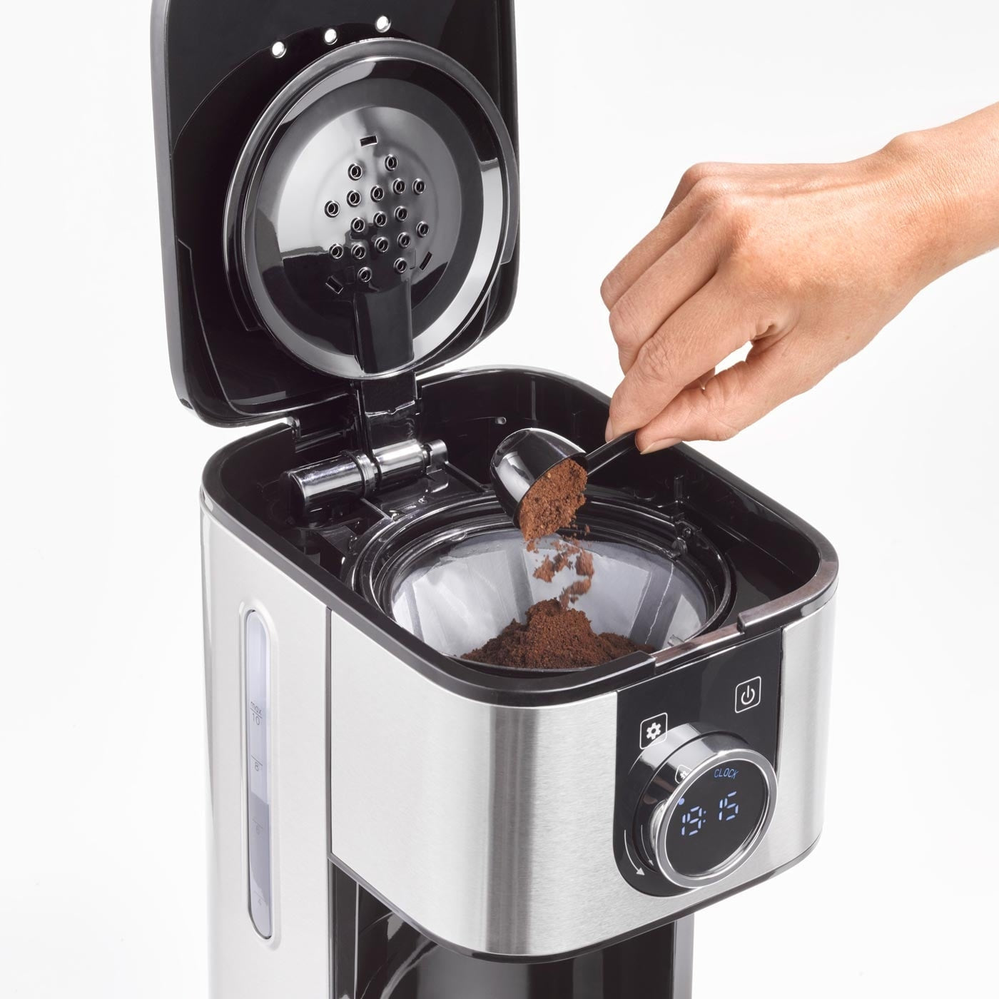 ماكينة صنع القهوة الأمريكية كاسو مع إبريق معزول 10 أكواب 900 واط