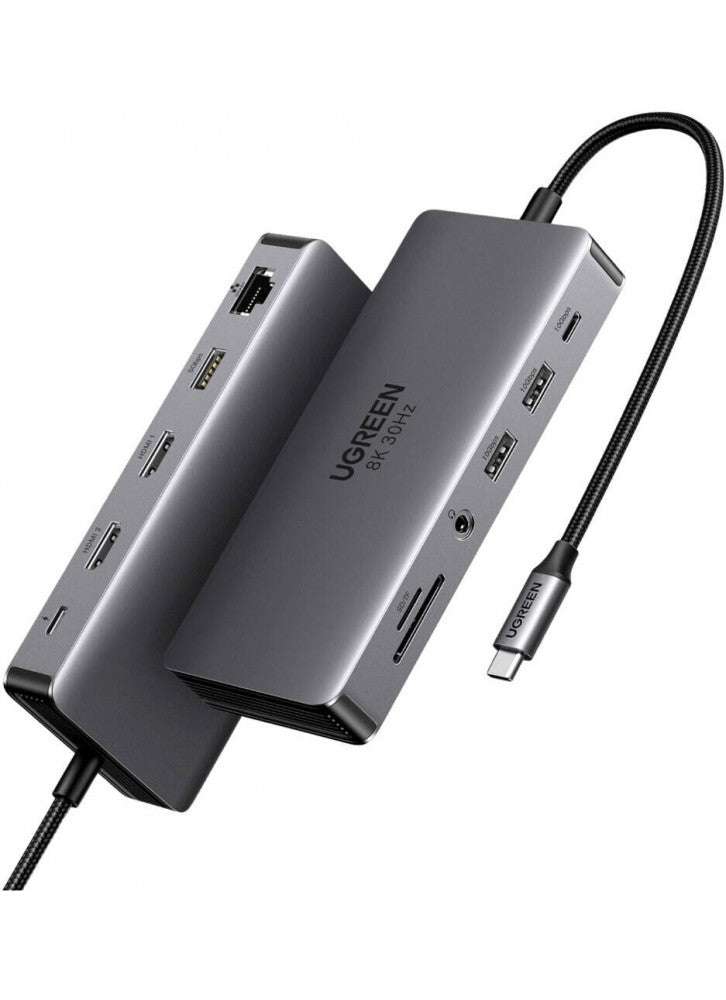 UGREEN USB-C Hub 11-in-1 with Dual 4K HDMI, PD, RJ45