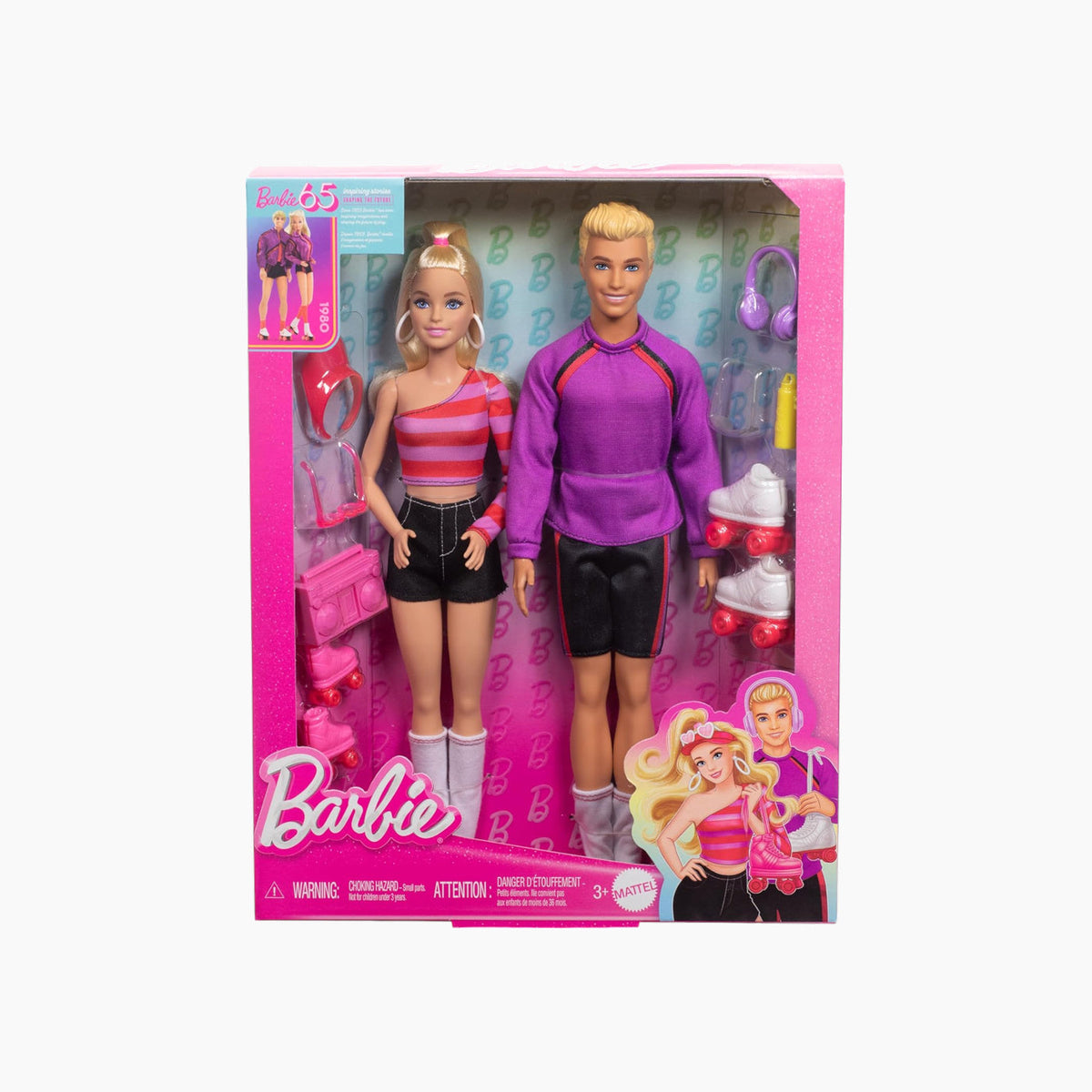Barbie & Ken Fashionistas 2-Pack