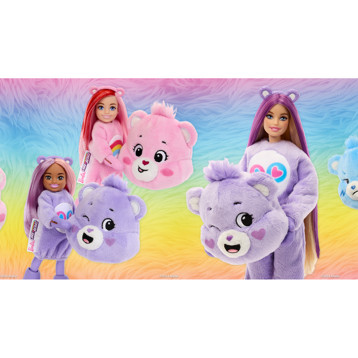 Barbie Cutie Reveal Care Bears Share Bear Blonde