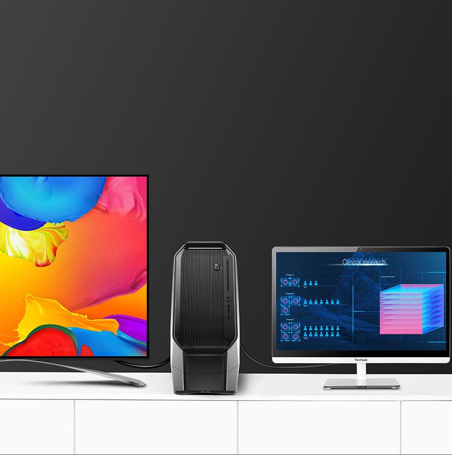 يوجرين كابل DVI (24+5) إلى VGA ذكر 2م (أسود) – 11677