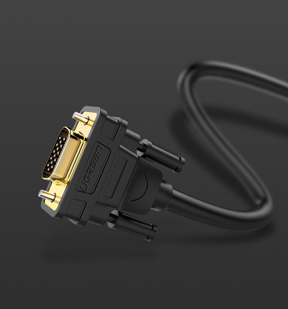 يوجرين كابل DVI (24+5) إلى VGA ذكر 2م (أسود) – 11677