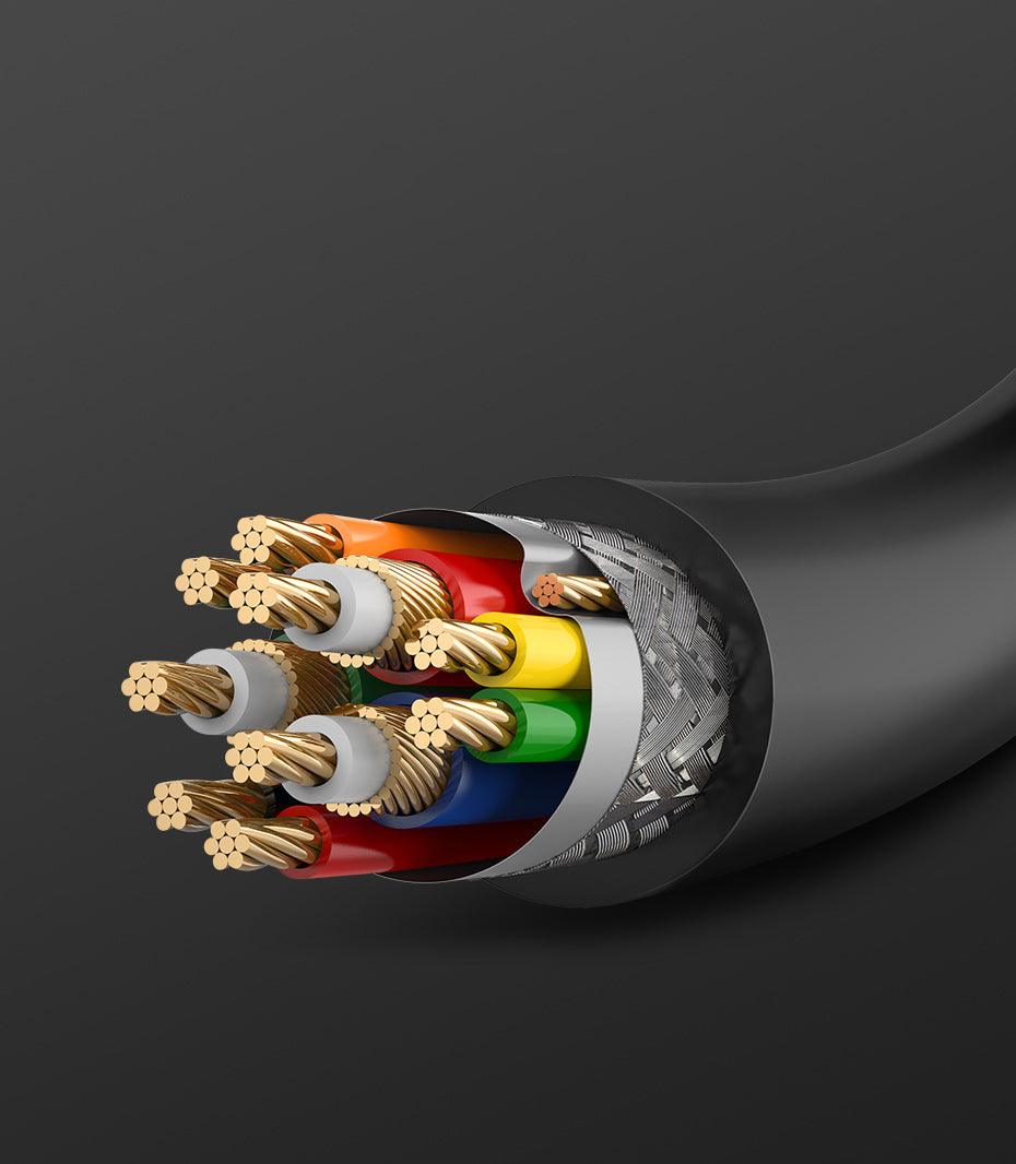 يوجرين كابل DVI (24+5) إلى VGA ذكر 2م (أسود) – 11677
