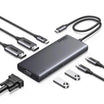 UGREEN 8-in-1 USB-C Dock with Dual HDMI, VGA, 100W PD, 10Gbps