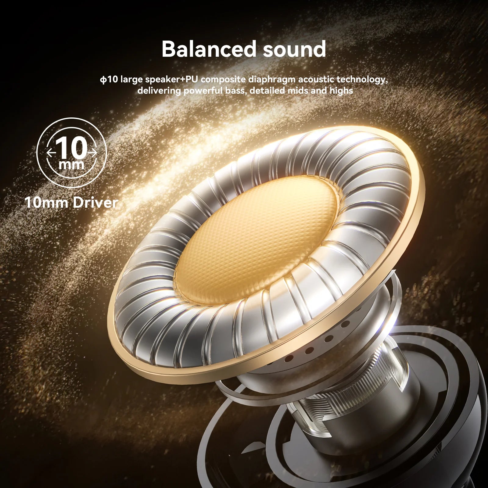 سماعات أذن لاسلكية مدة تشغيل 30 ساعة وصوت نقي من جويروم