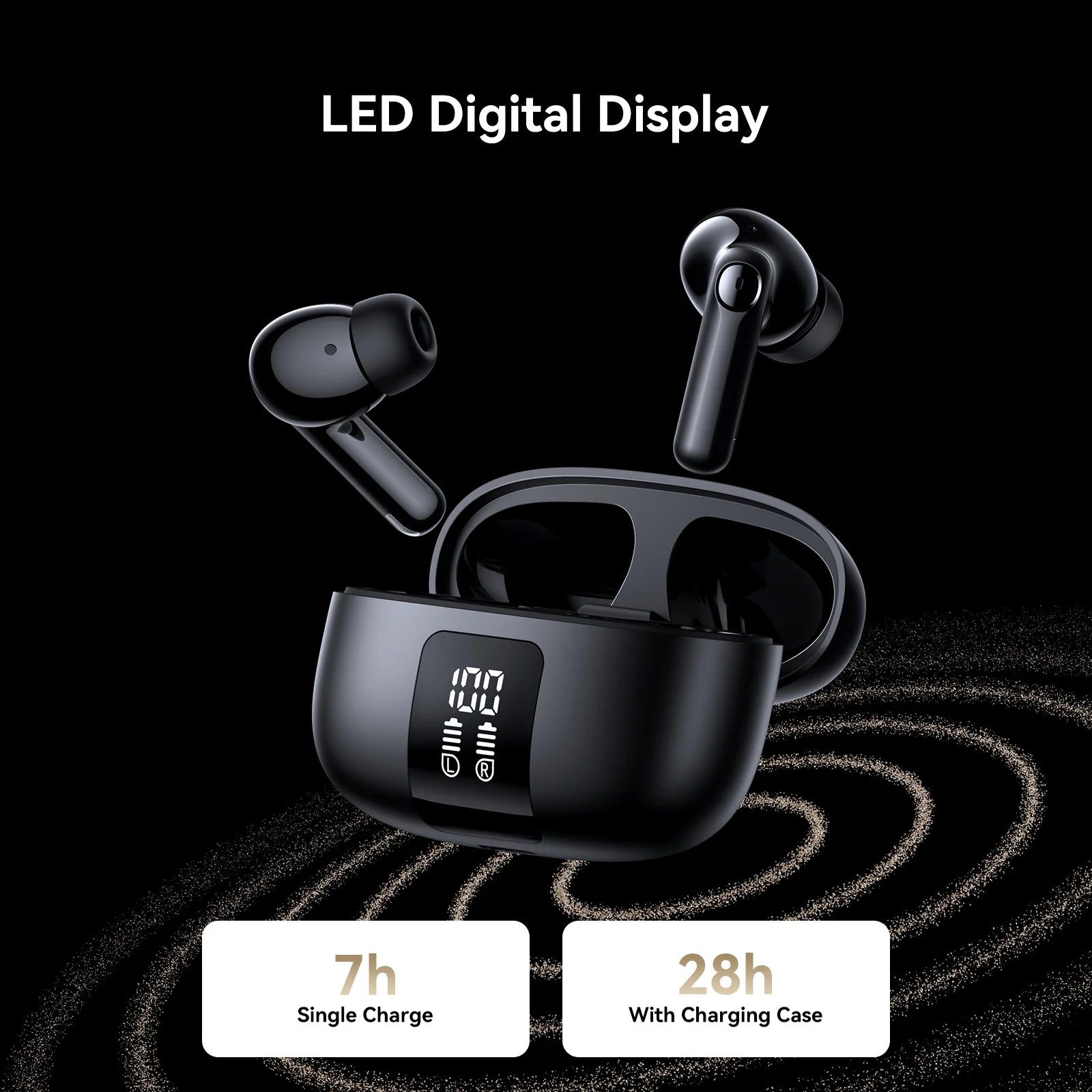 سماعات بلوتوث TWS مع عزل ضوضاء من جويروم