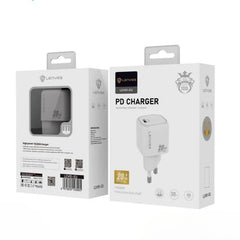 Lenyes LCH51-EU – 20W PD USB-C Fast Charger (White)