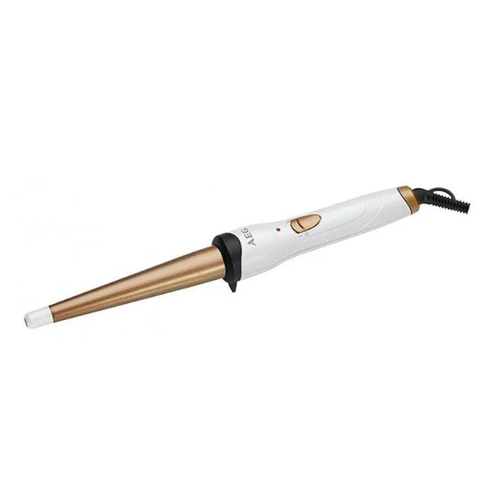 AEG Tourmaline Curling Iron HC 5665 – 25W Ionic Conical Barrel with 360° Swivel Cord | Anti-Static