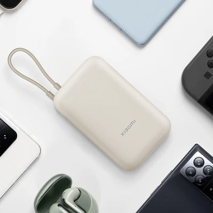 Xiaomi Power Bank 10000mAh with Integrated Cable Fast Charging