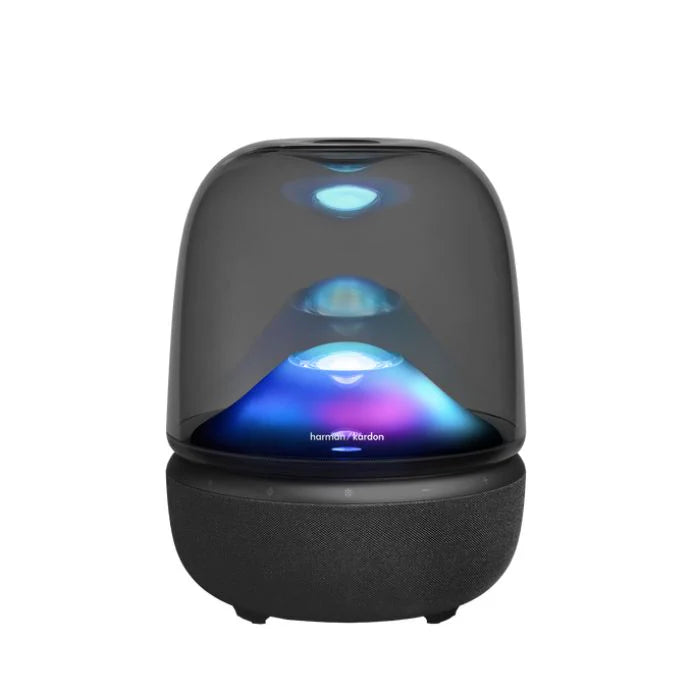 Harman Kardon Aura Studio 5 Bluetooth Speaker | 360° Ambient Lighting | Constant Sound Field | Auracast | HKAURAS5BLKUK