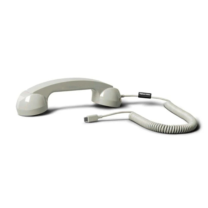 Native Union POP Phone – Retro USB-C Handset for Smartphones, Laptops & Tablets | Sand