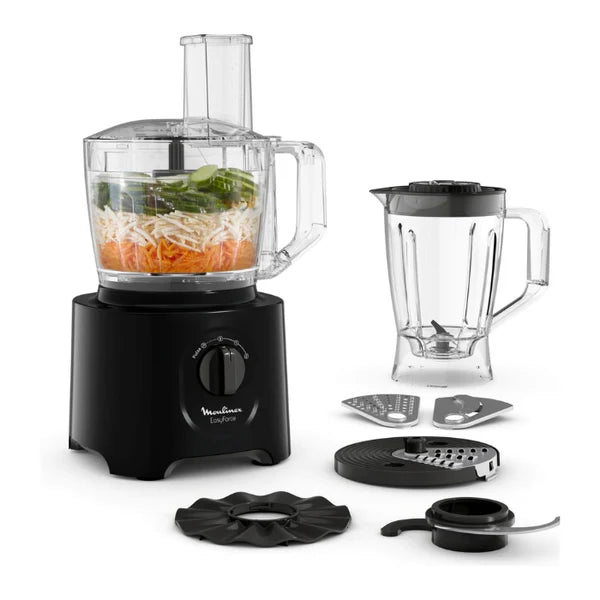 MOULINEX Easy Force Food Processor & Blender 800W - 6 Attachments, 25 Functions | FP247827