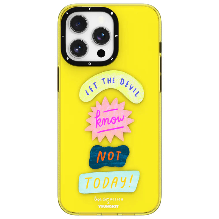 Youngkit Lisadot Design Positive Quotes iPhone15 Case