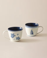 Madame Coco Marine Ocean 2-Piece Mug Set