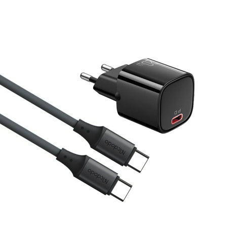 شاحن مكدودو بي دي 20 وات نانو مع كابل سي إلى سي