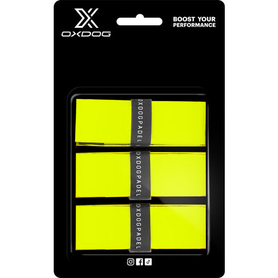 OXDOG Opti Racket Overgrip 3 Pcs - Yellow