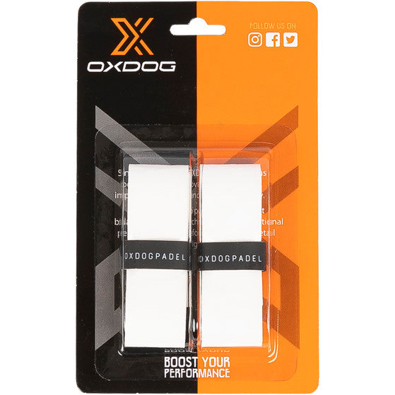 OXDOG Supertech Racket Overgrip 2 Pcs - White