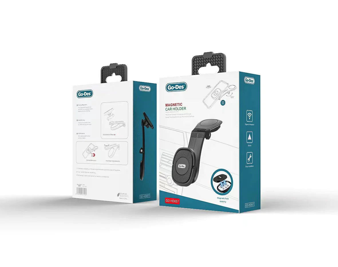 حامل هاتف السيارة المغناطيسي العالمي القابل للطي من جو ديس