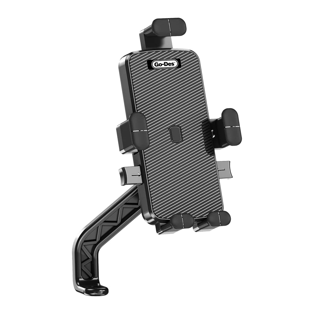 Go-Des Universal Bike Phone Holder Adjustable Multifunctional and Shockproof Bicycle Mount