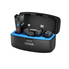 BOYA MIC - مايك لاسلكي مع تسجيل داخلي للمحتوى الاحترافي