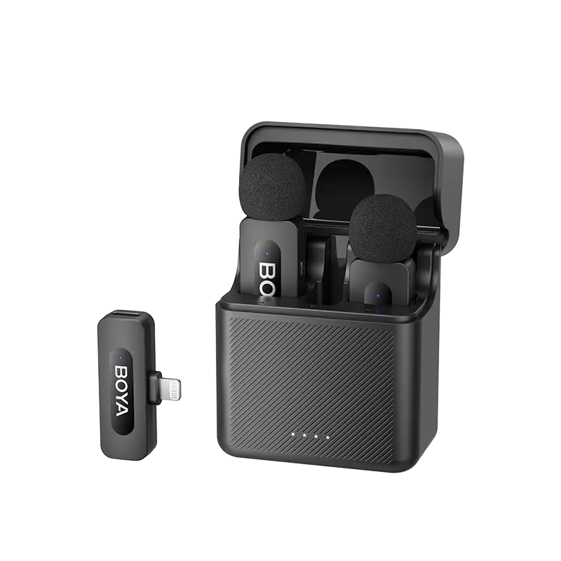 ميكروفون لاسلكي BOYA BY-V3 Lightning بمدى 100 متر | متوافق مع أجهزة iPhone