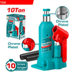 TOTAL 10 Ton Hydraulic Bottle Jack – Heavy Duty | THT109104