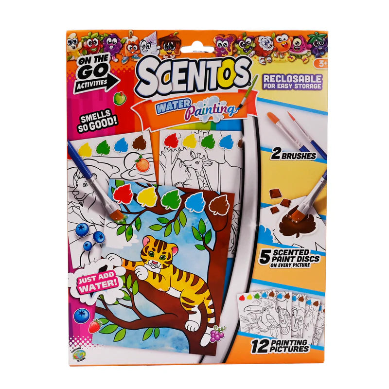 Scentos On The Go – مجموعة تلوين بالماء للأطفال Jungle