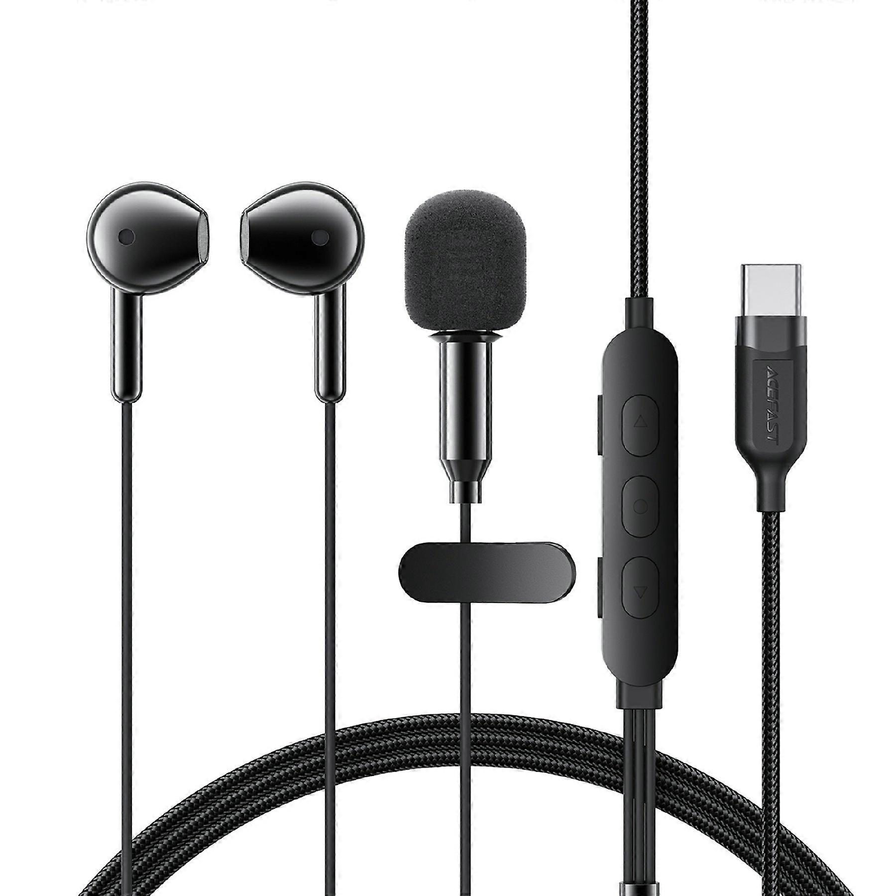 سماعات ACEFAST L12 USB-C سلكية كارايوكي ميكروفون