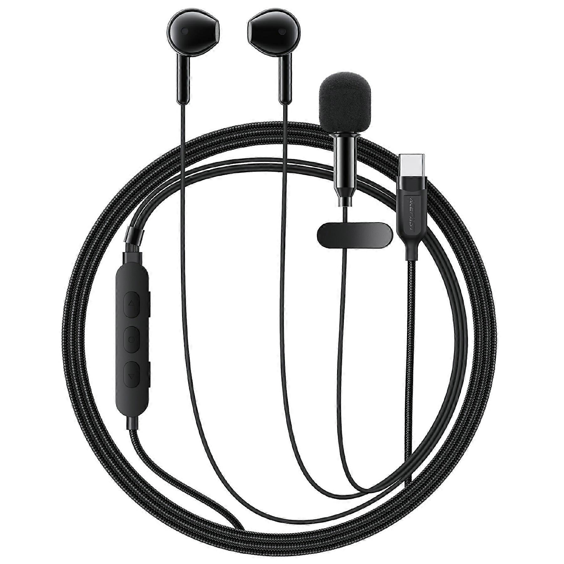 سماعات ACEFAST L12 USB-C سلكية كارايوكي ميكروفون