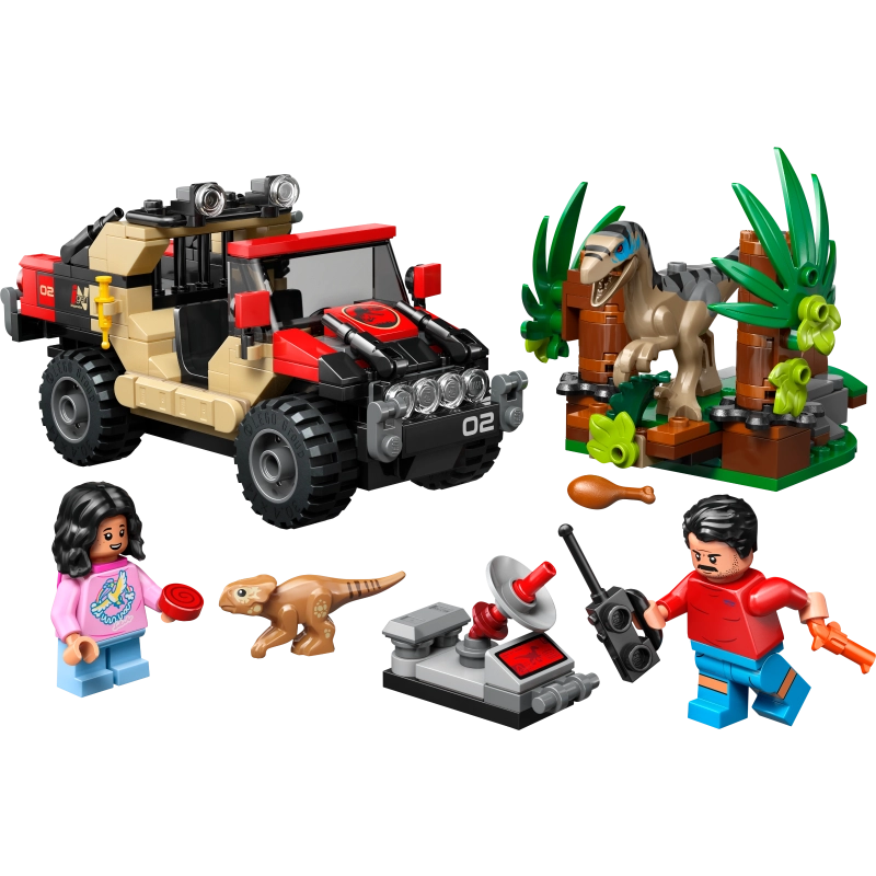 LEGO Jurassic World هروب الرابتور 76972 – 285 قطعة