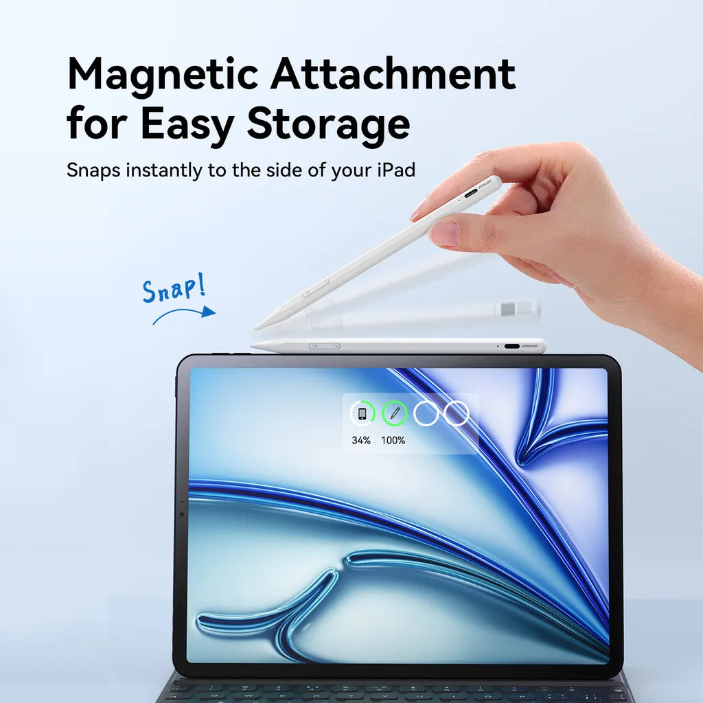 قلم Joyroom JR-K12 Pro نشط ثنائي الوضع – أبيض