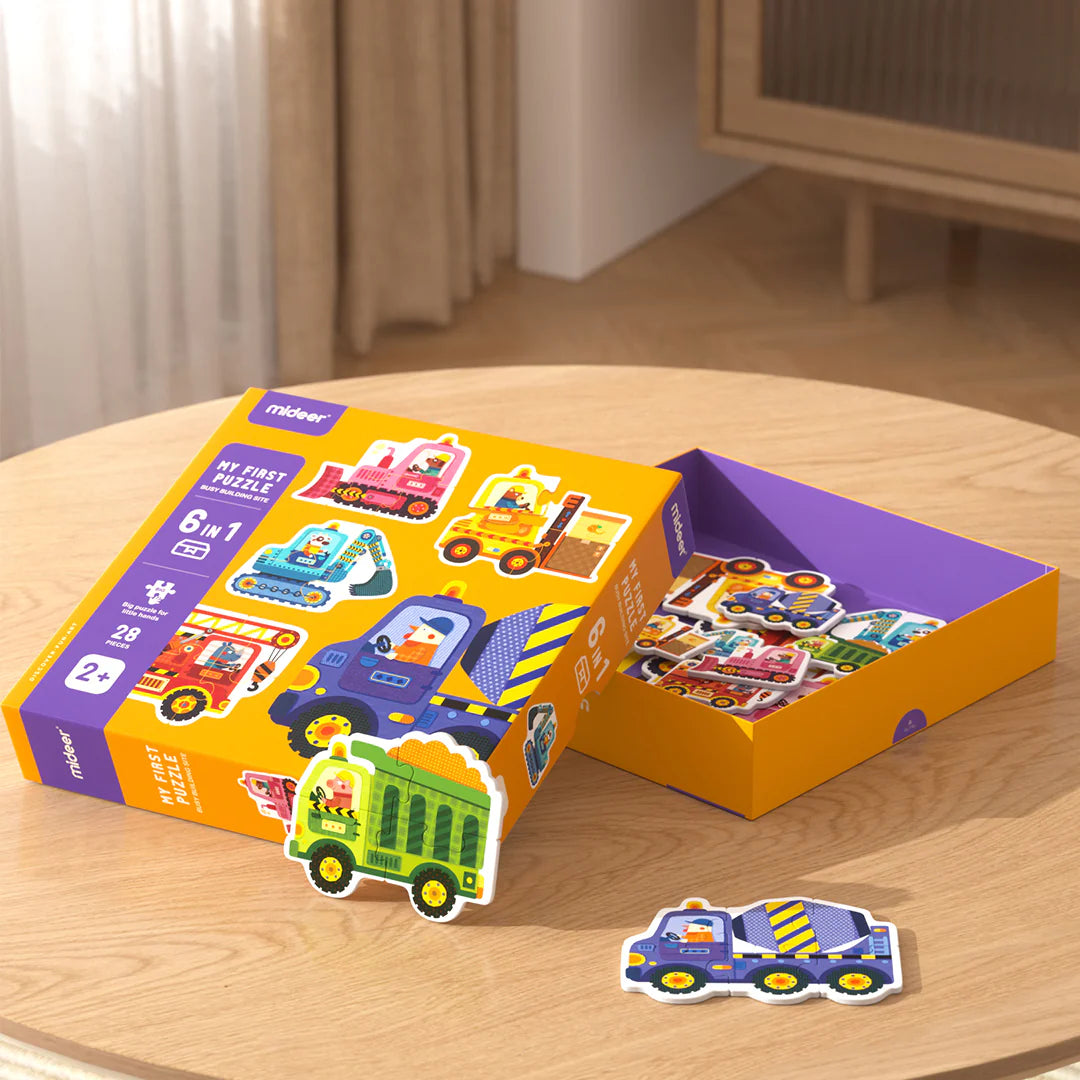 لعبتي التركيب الأولى من ميدير  – موقع البناء